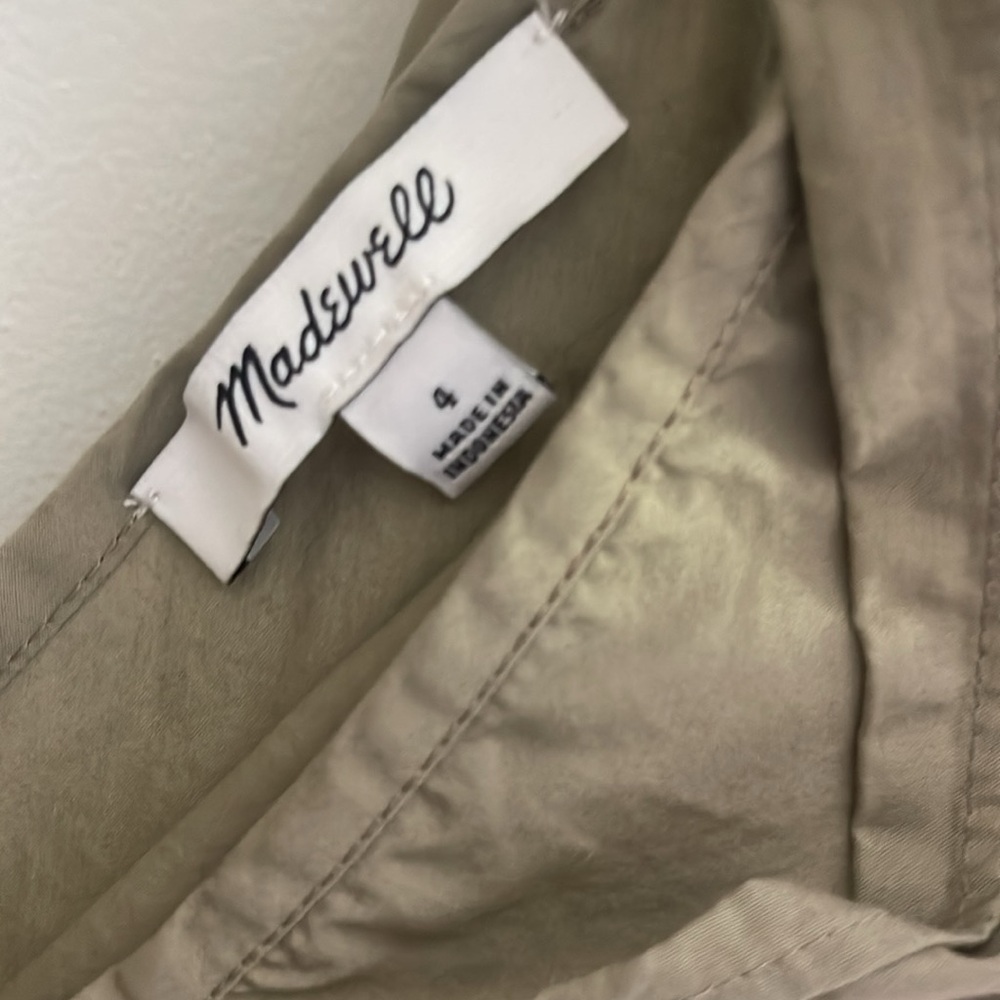 Madewell Cold Shoulder Cotton Dress - Picture 6 of 7